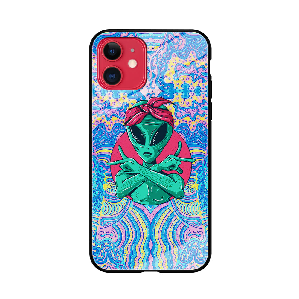 Alien Gangsta Rhythm iPhone 11 Case