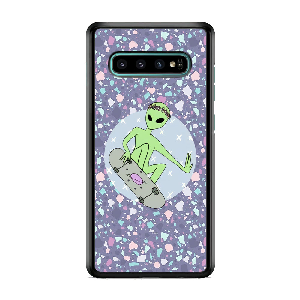 Alien Skate Show Samsung Galaxy S10 Case