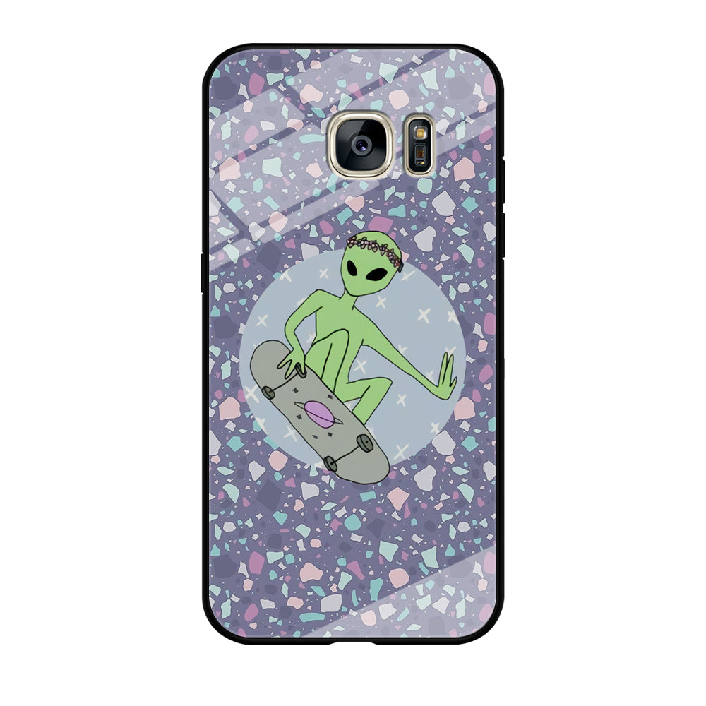 Alien Skate Show Samsung Galaxy S7 Case