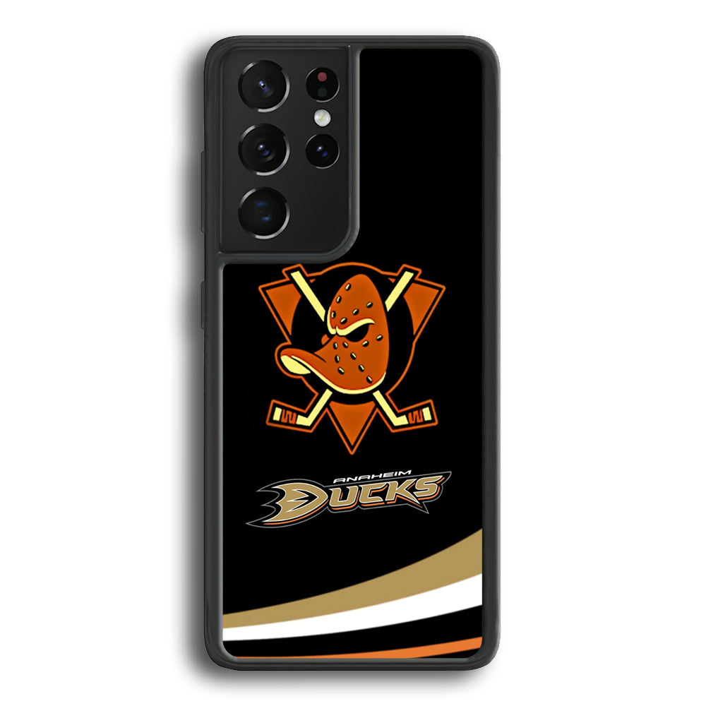 Anaheim Ducks NHL Samsung Galaxy S21 Ultra Case - Carneyforia