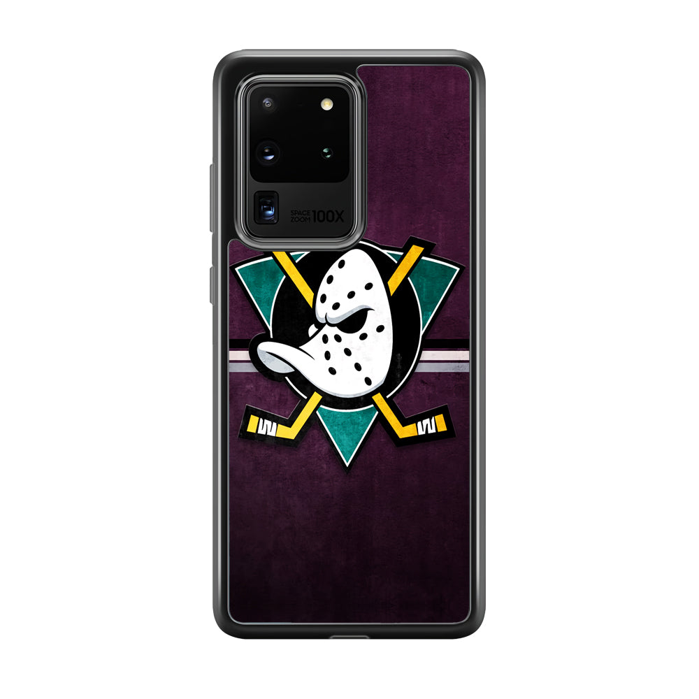 Anaheim Ducks Team Emblem Samsung Galaxy S20 Ultra Case
