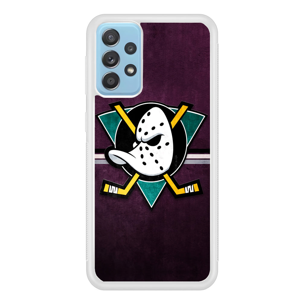 Anaheim Ducks Team Emblem Samsung Galaxy A72 Case