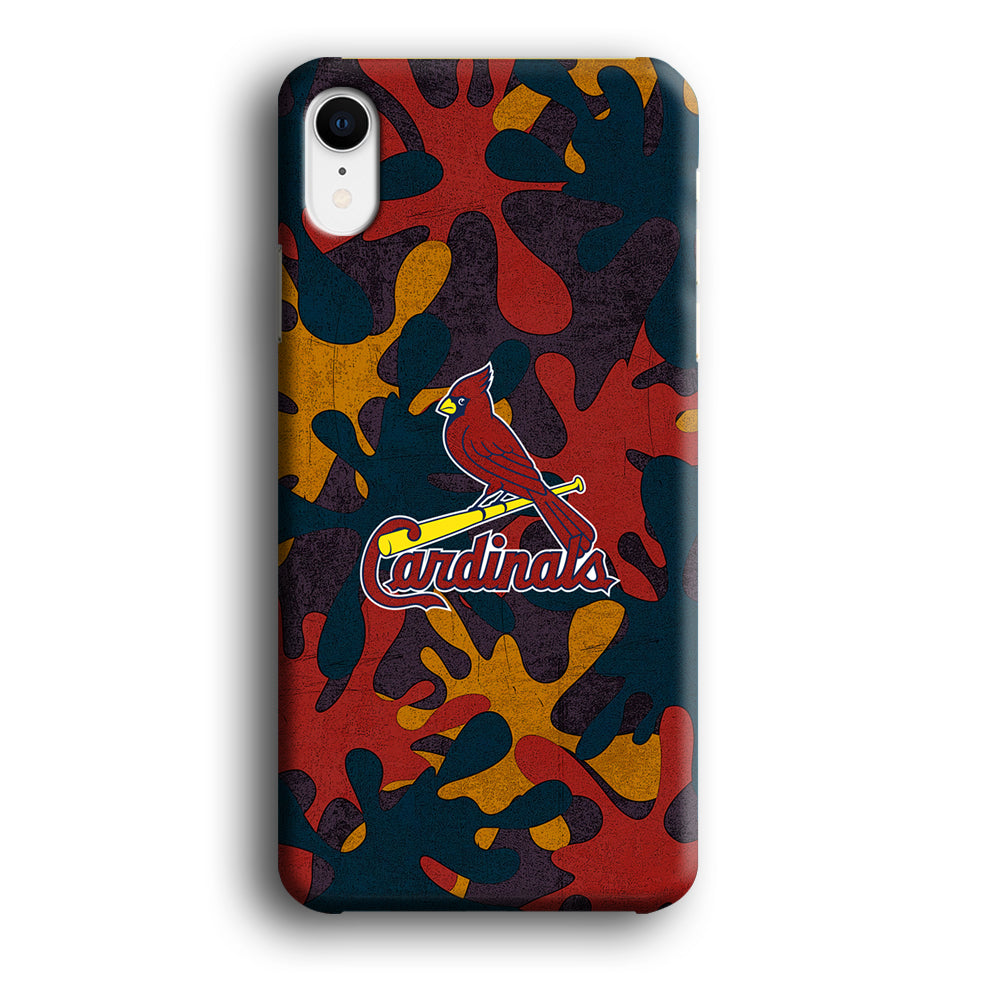 Arizona Cardinals Camo and Emblem iPhone XR Case