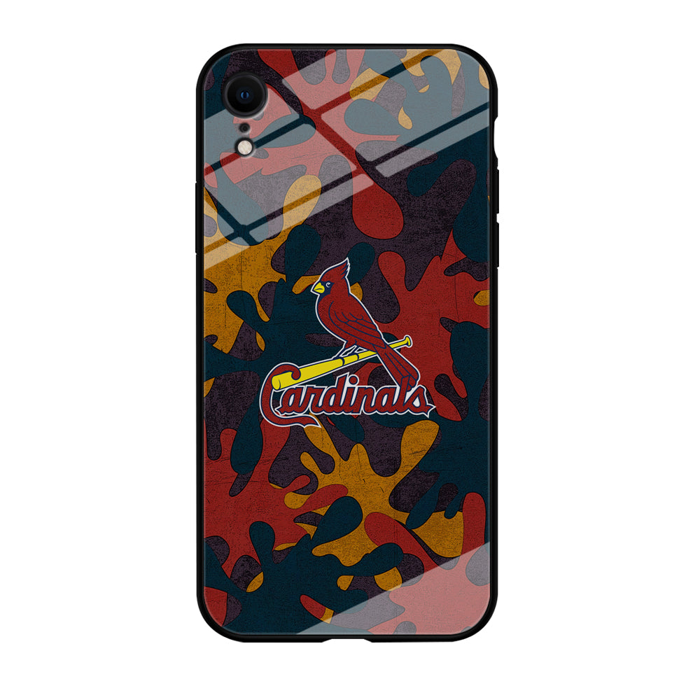 Arizona Cardinals Camo and Emblem iPhone XR Case