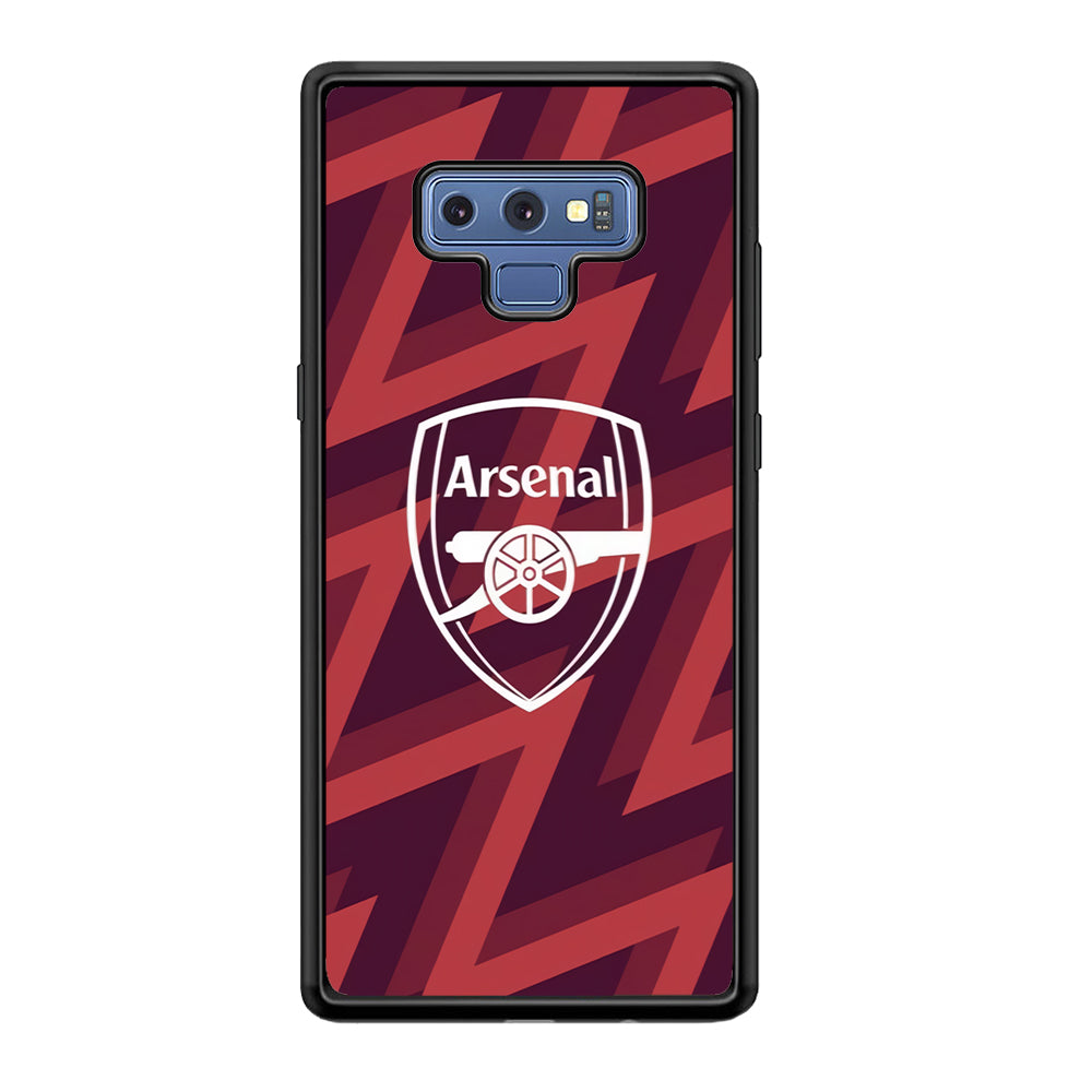 Arsenal Emblem Jersey Pattern Samsung Galaxy Note 9 Case