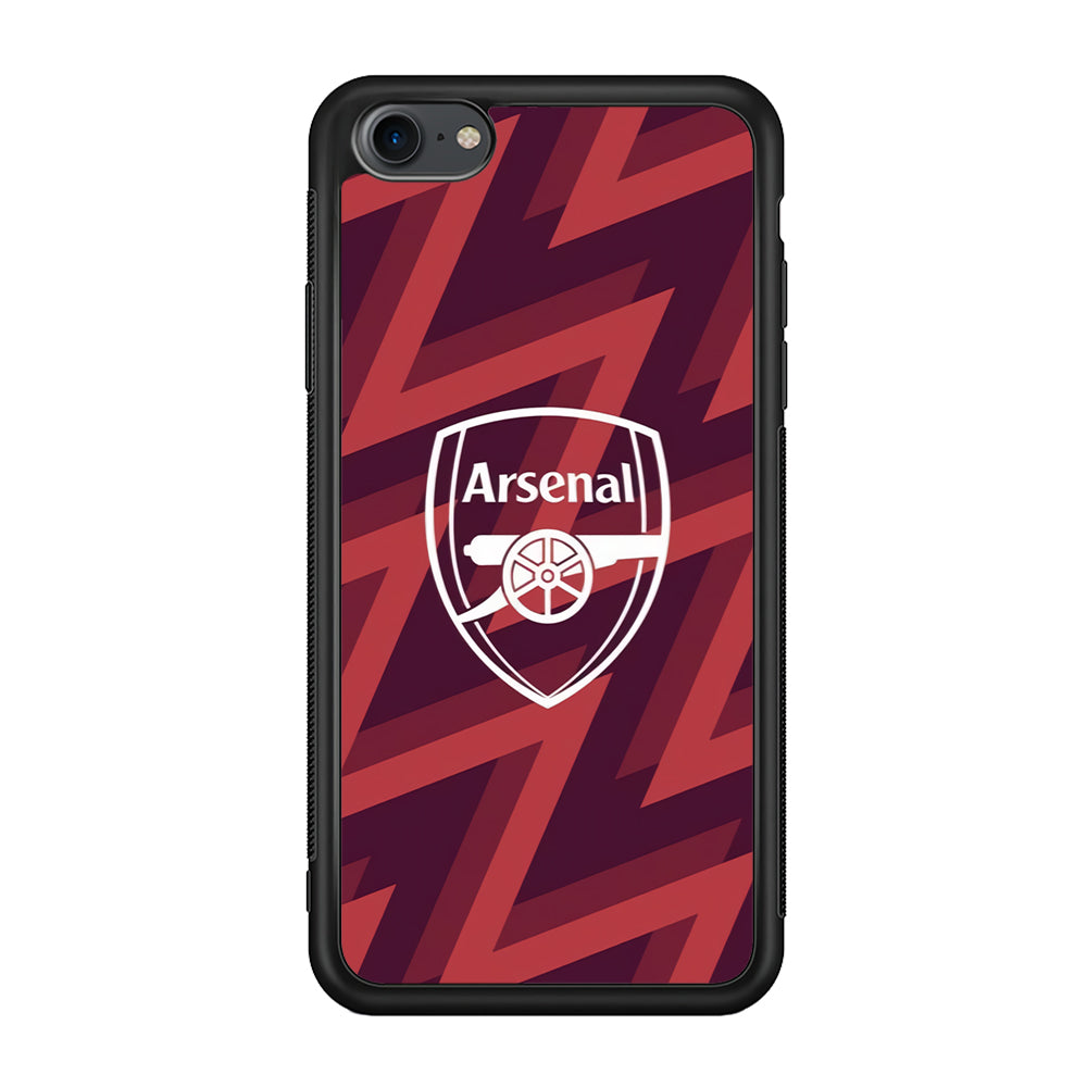 Arsenal Emblem Jersey Pattern iPhone 8 Case