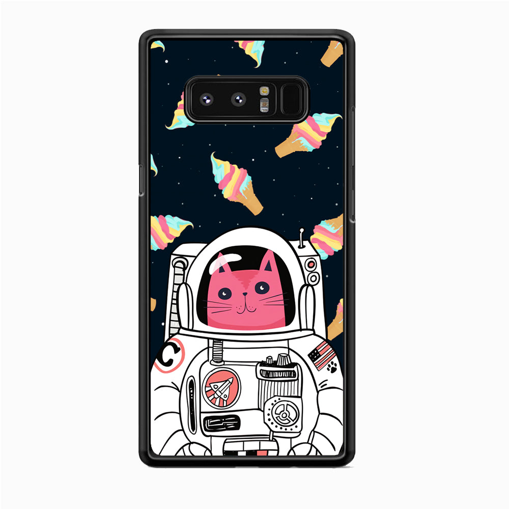 Astrocat in Planet of Ice Cream Samsung Galaxy Note 8 Case