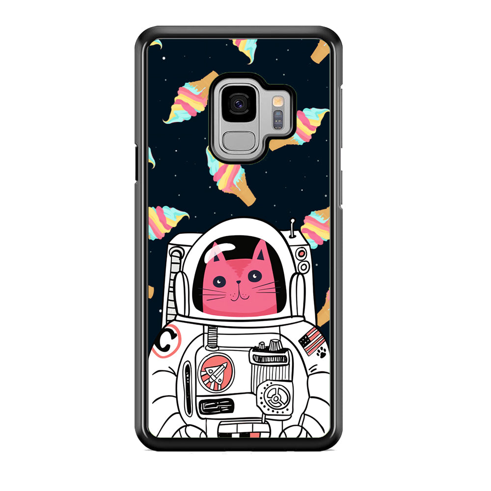 Astrocat in Planet of Ice Cream Samsung Galaxy S9 Case Default Title