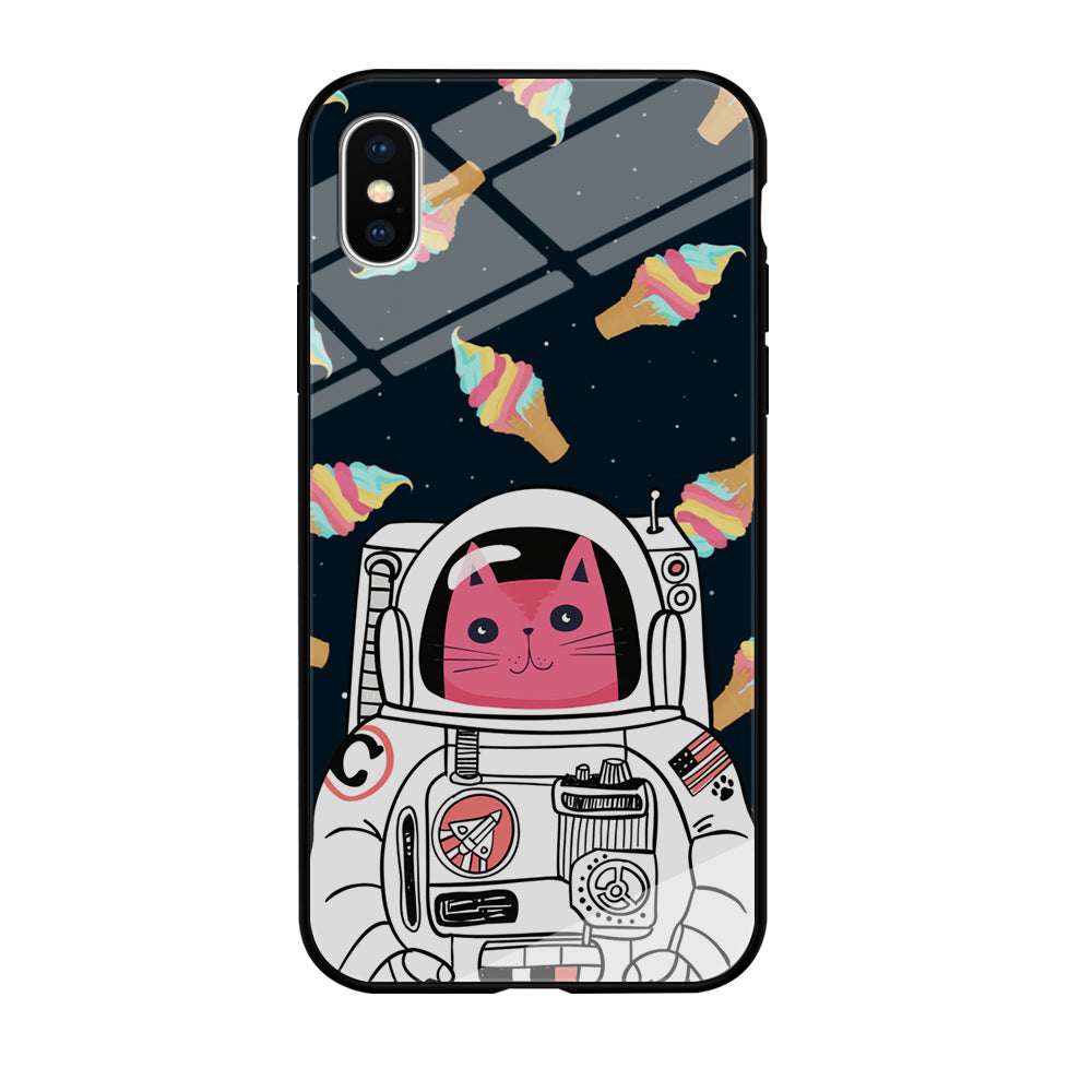 Astrocat in Planet of Ice Cream iPhone XS MAX Case