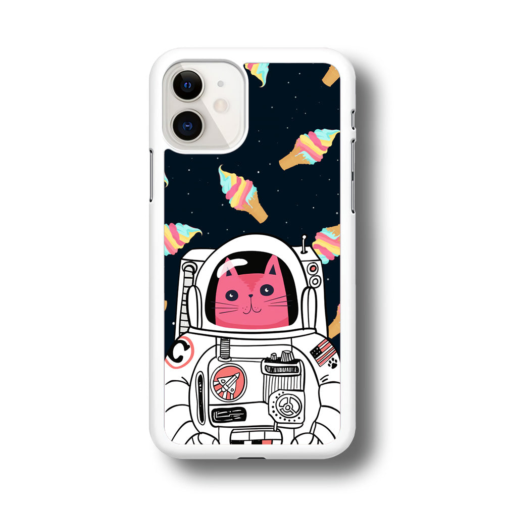Astrocat in Planet of Ice Cream iPhone 11 Case