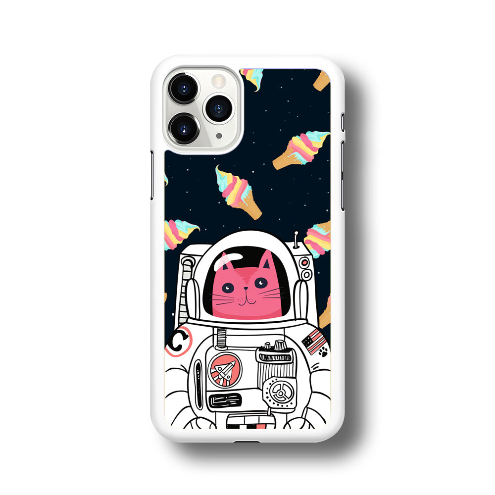 Astrocat in Planet of Ice Cream iPhone 11 Pro Case