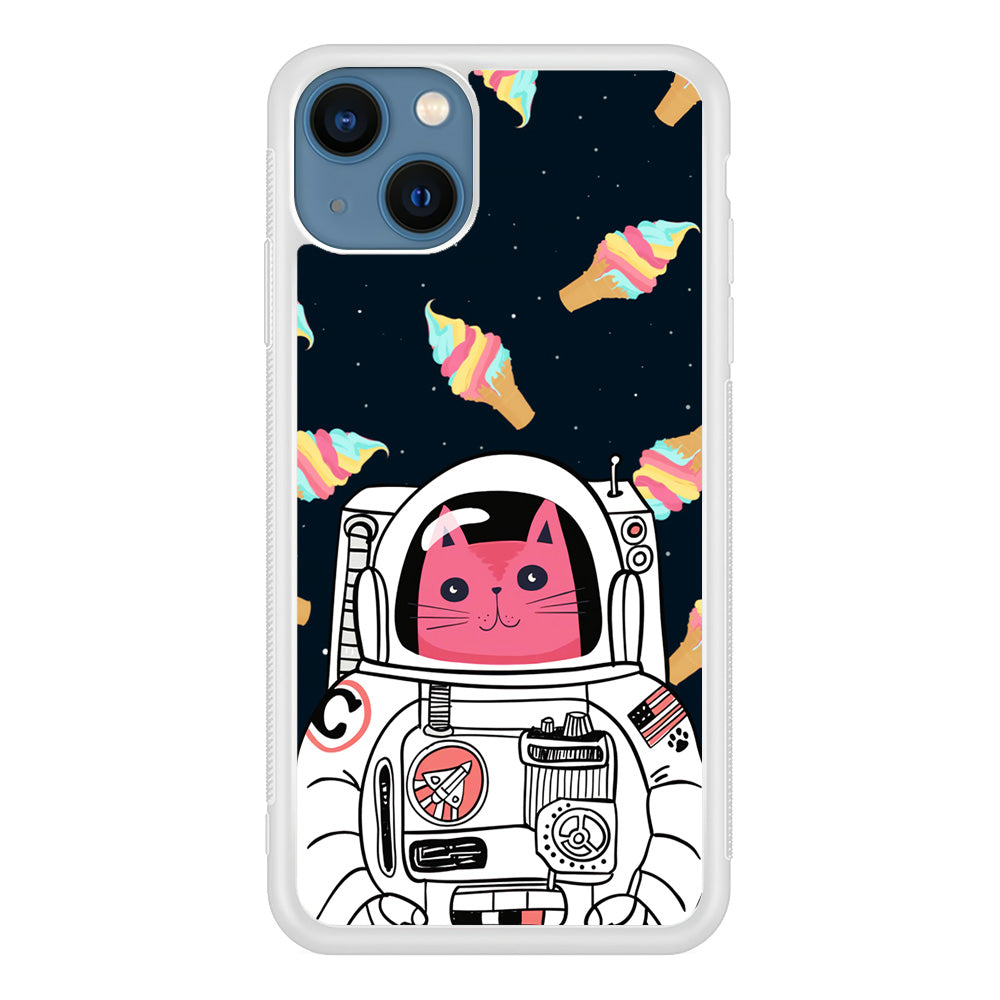 Astrocat in Planet of Ice Cream iPhone 13 Case