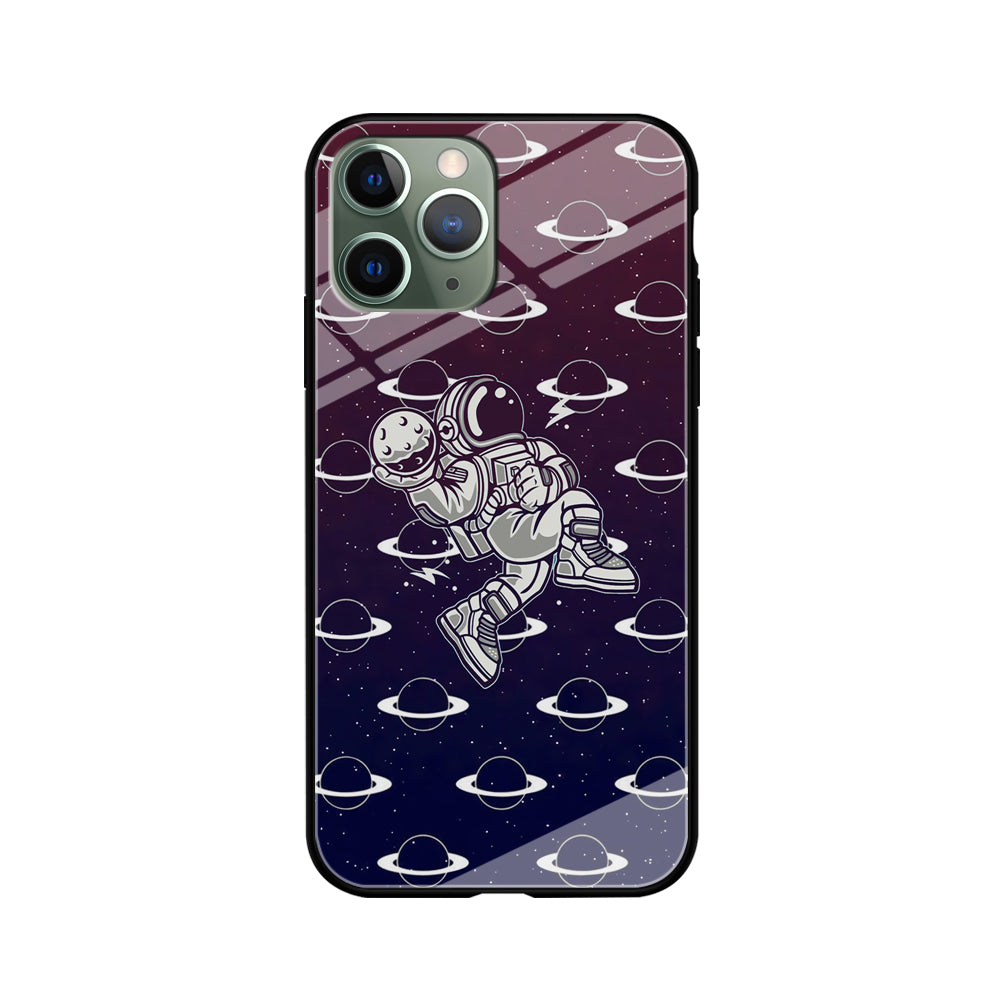 Astronaut Jump and Slam iPhone 11 Pro Case