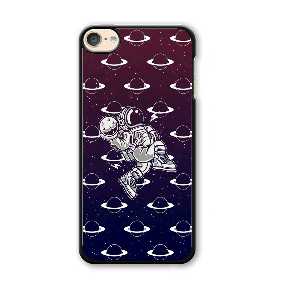 Astronaut Jump and Slam iPod Touch 6 Case