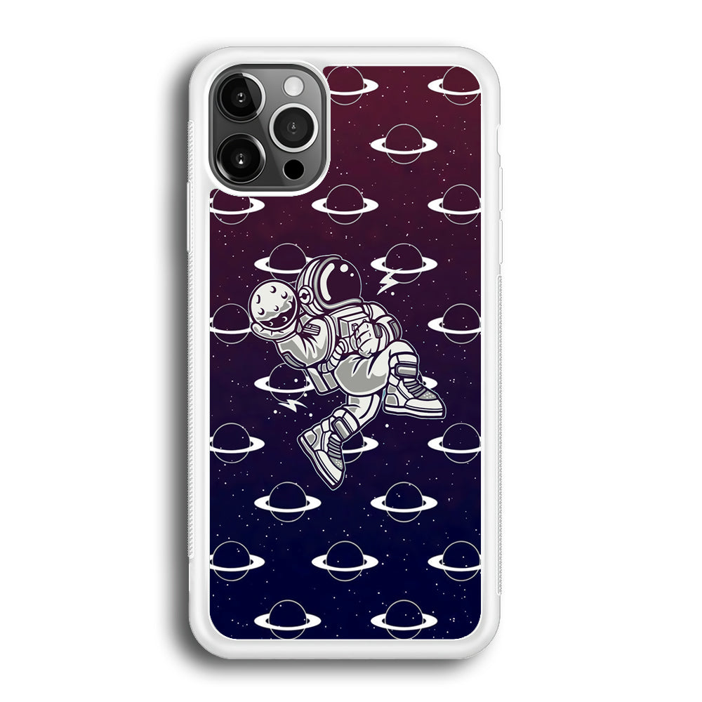 Astronaut Jump and Slam iPhone 12 Pro Max Case