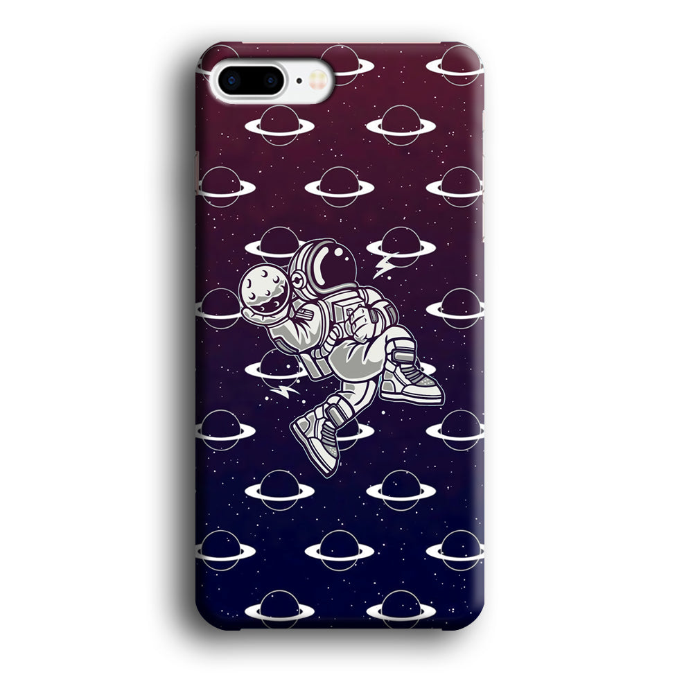 Astronaut Jump and Slam iPhone 7 Plus Case