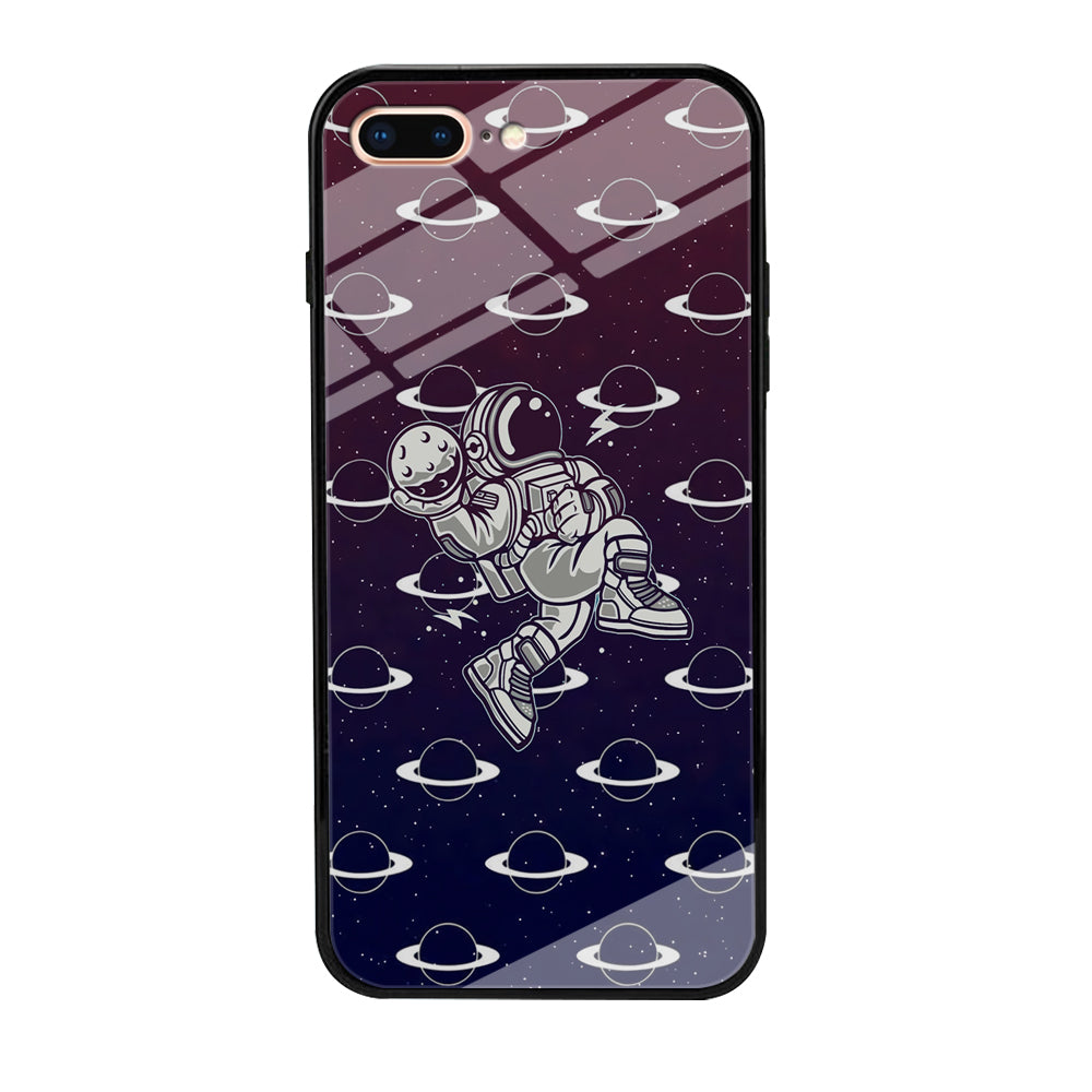 Astronaut Jump and Slam iPhone 8 Plus Case
