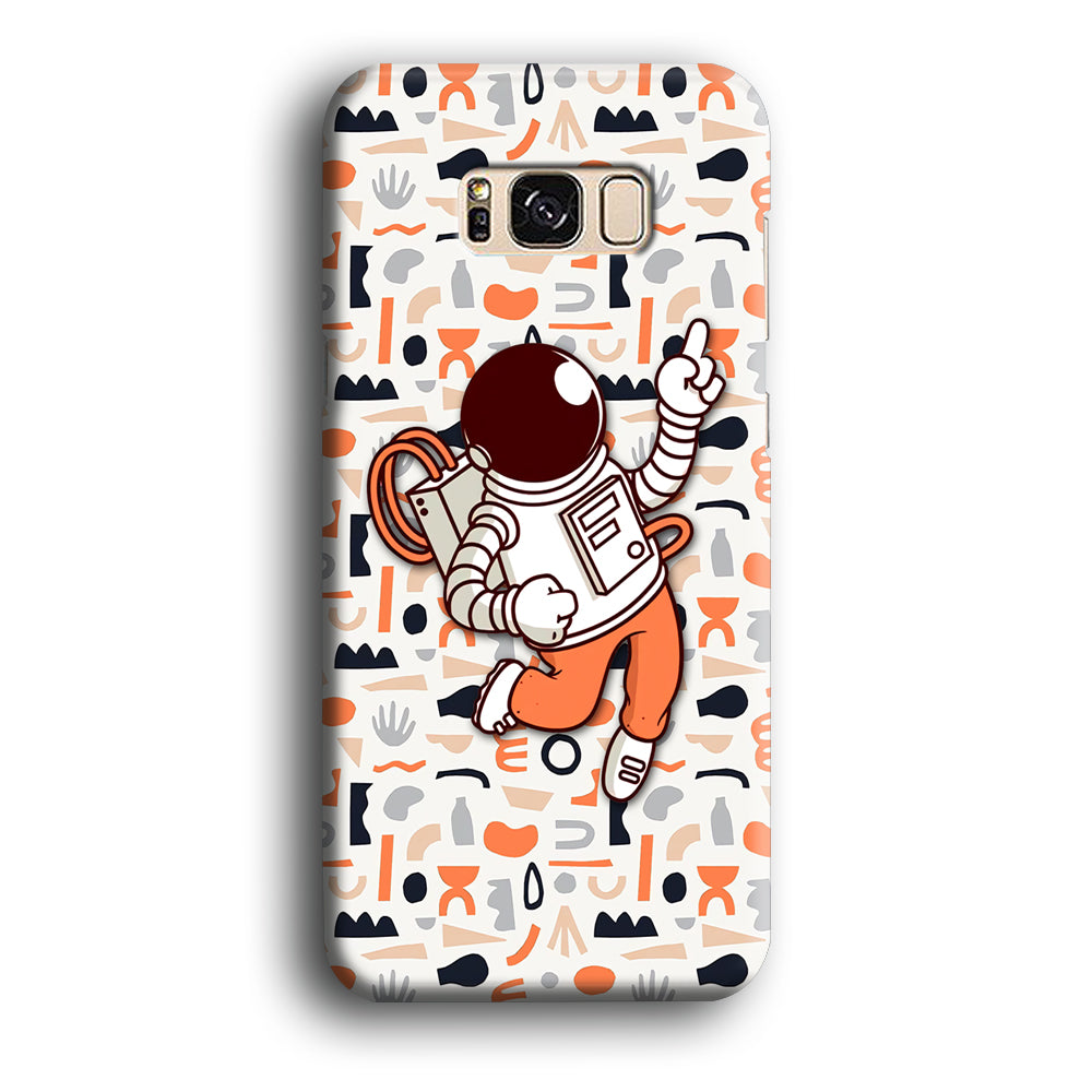 Astronauts Entertainment at Work Samsung Galaxy S8 Plus Case 3D Case