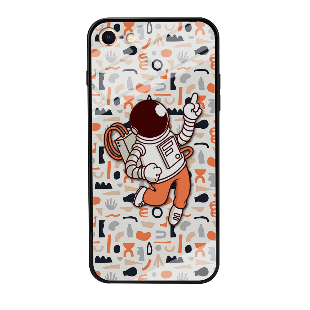 Astronauts Entertainment at Work iPhone 8 Case