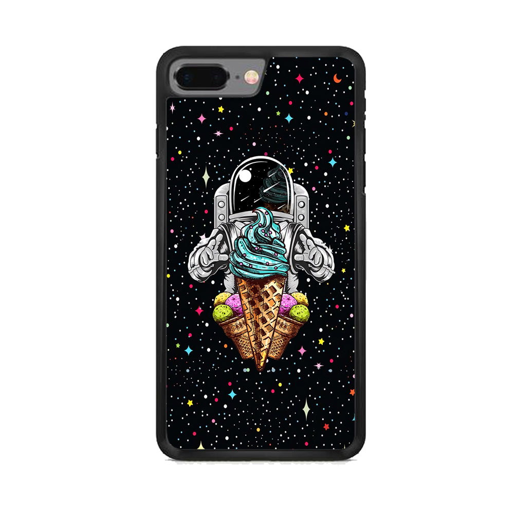 Astronauts Ice Cream Chaser iPhone 7 Plus Case