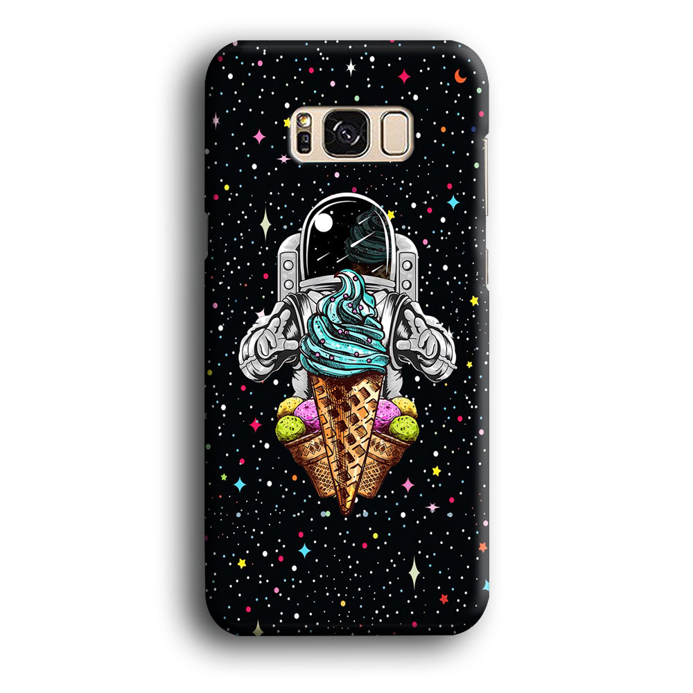 Astronauts Ice Cream Chaser Samsung Galaxy S8 Case