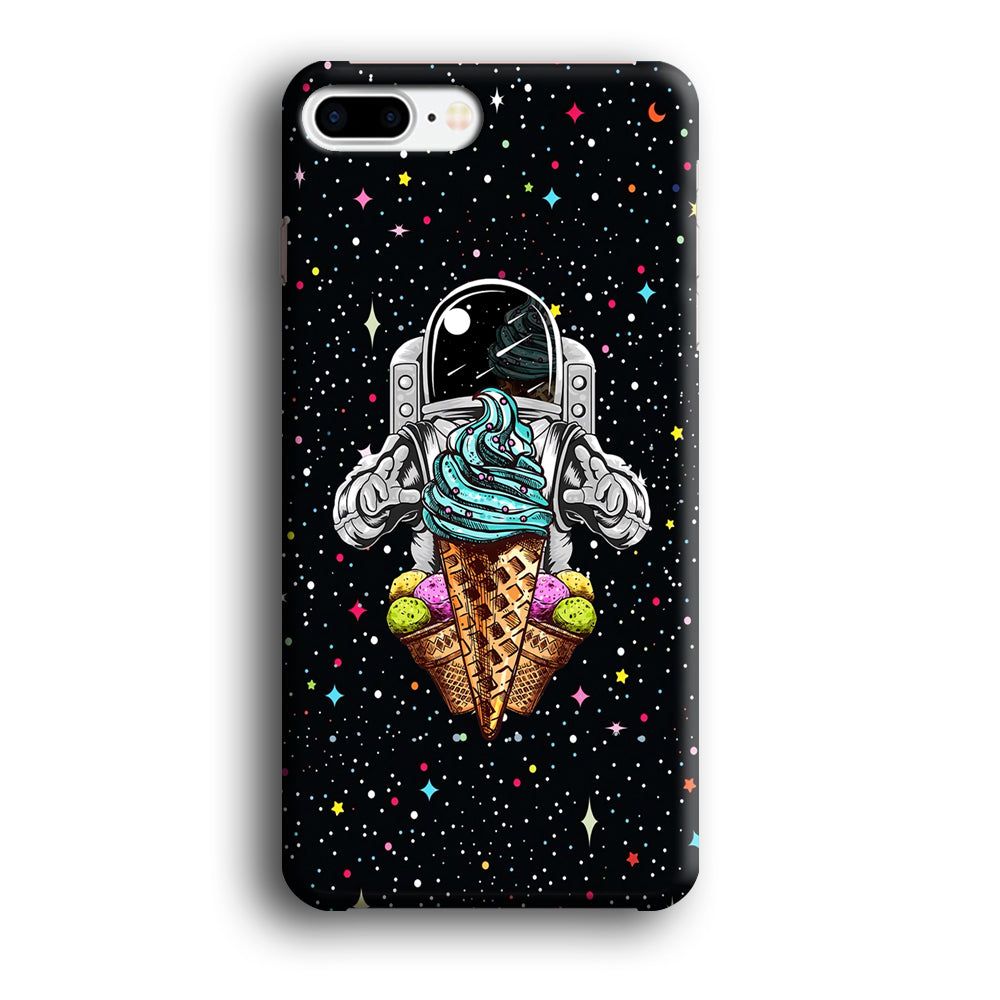 Astronauts Ice Cream Chaser iPhone 7 Plus Case