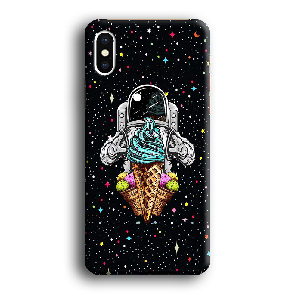 Astronauts Ice Cream Chaser iPhone XS MAX Case