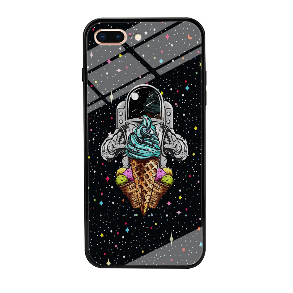 Astronauts Ice Cream Chaser iPhone 7 Plus Case