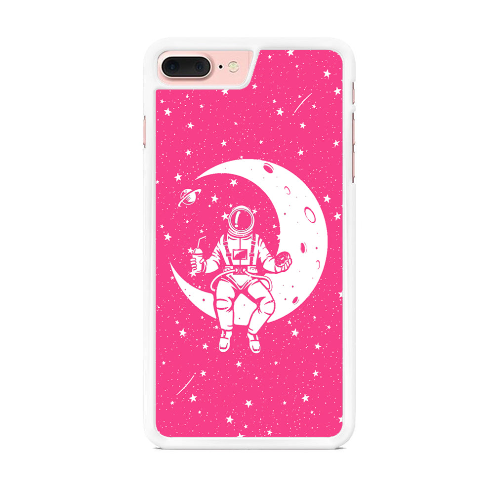 Astronauts Mealtime at The Moon iPhone 7 Plus Case