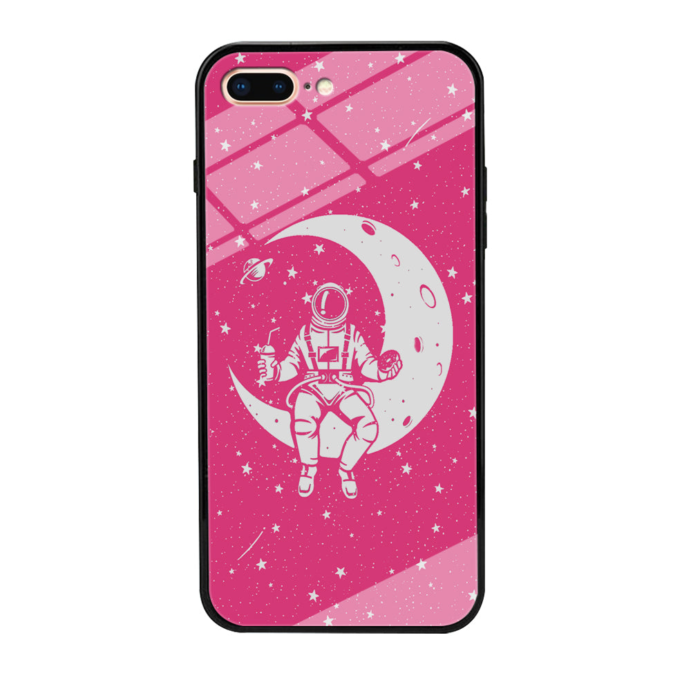 Astronauts Mealtime at The Moon iPhone 7 Plus Case