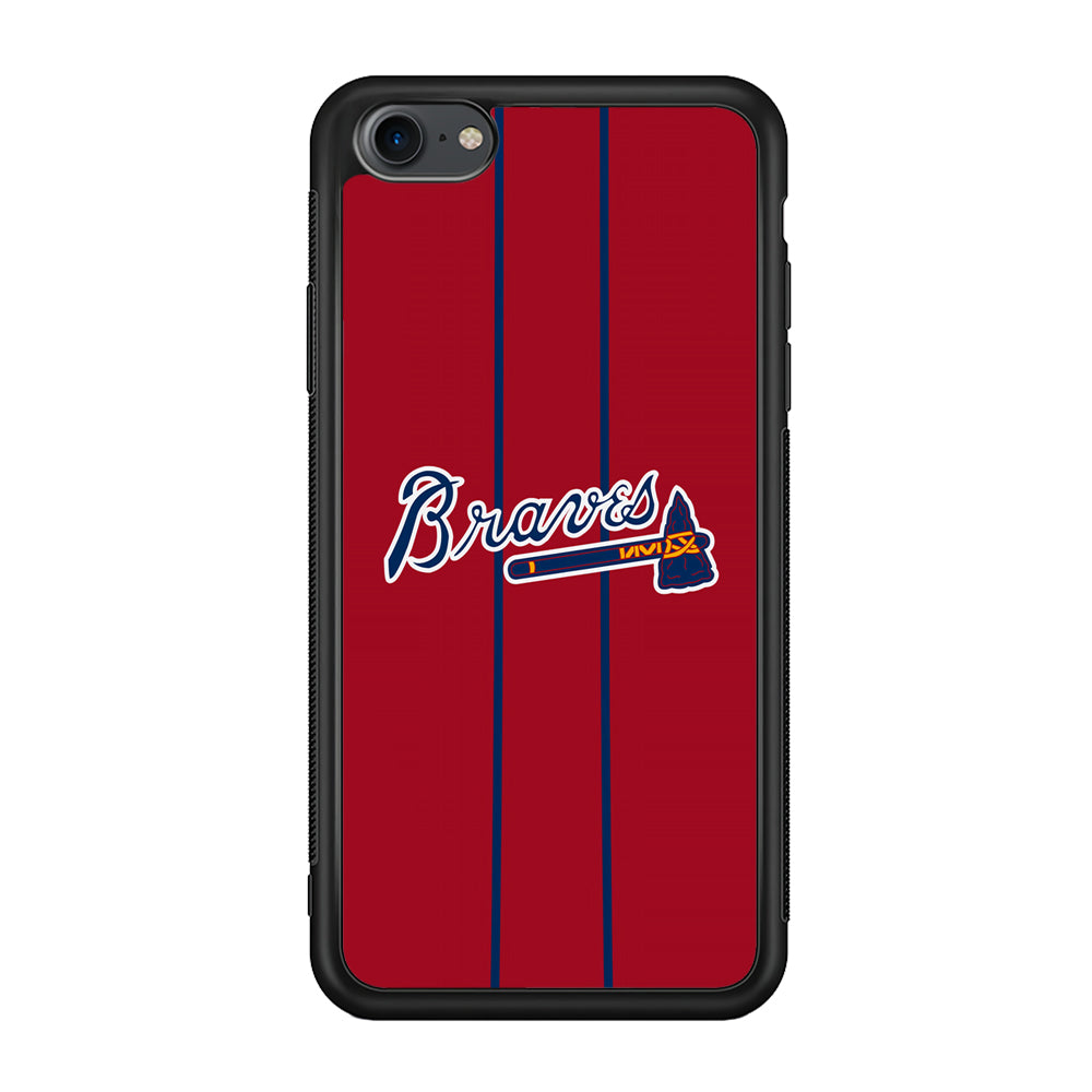 Atlanta Braves Red Light iPhone 8 Case