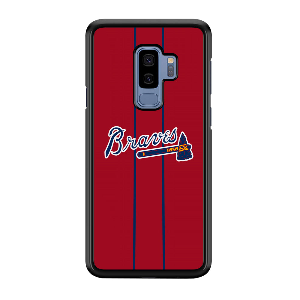 Atlanta Braves Red Light Samsung Galaxy S9 Plus Case