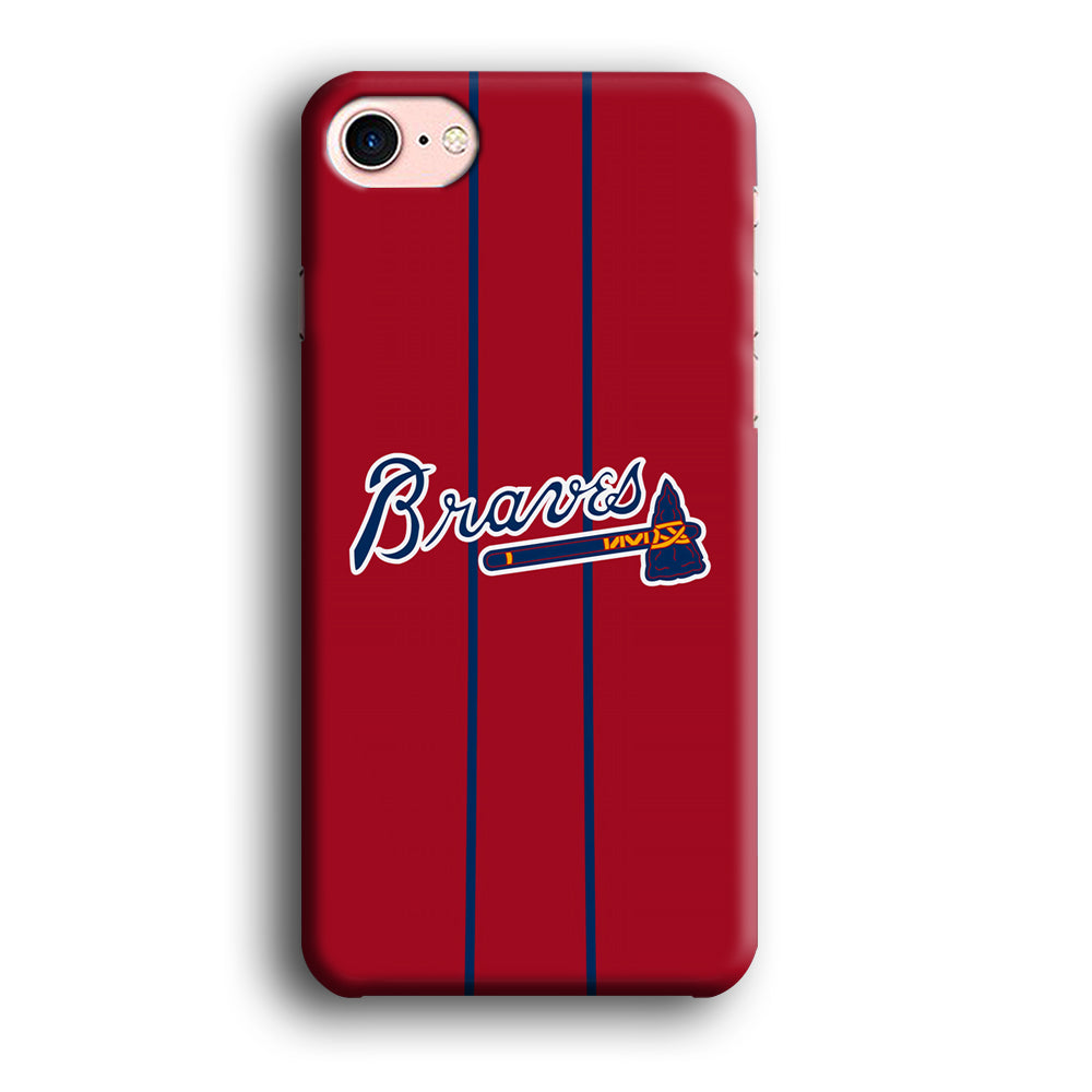 Atlanta Braves Red Light iPhone 8 Case