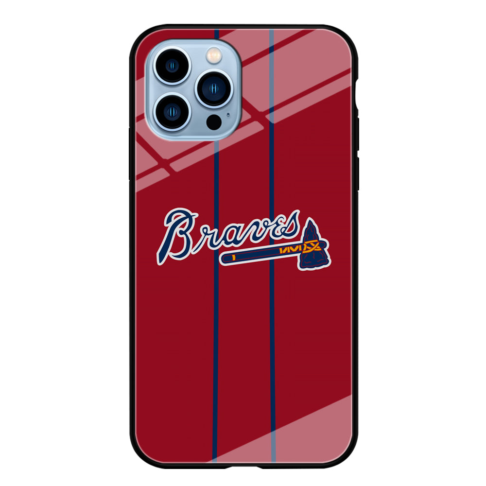 Atlanta Braves Red Light iPhone 13 Pro Max Case