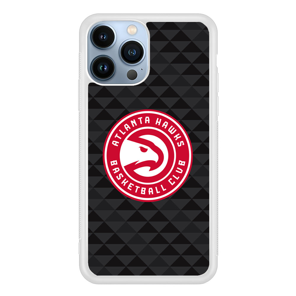 Atlanta Hawks Pattern Of Triangle iPhone 13 Pro Max Case