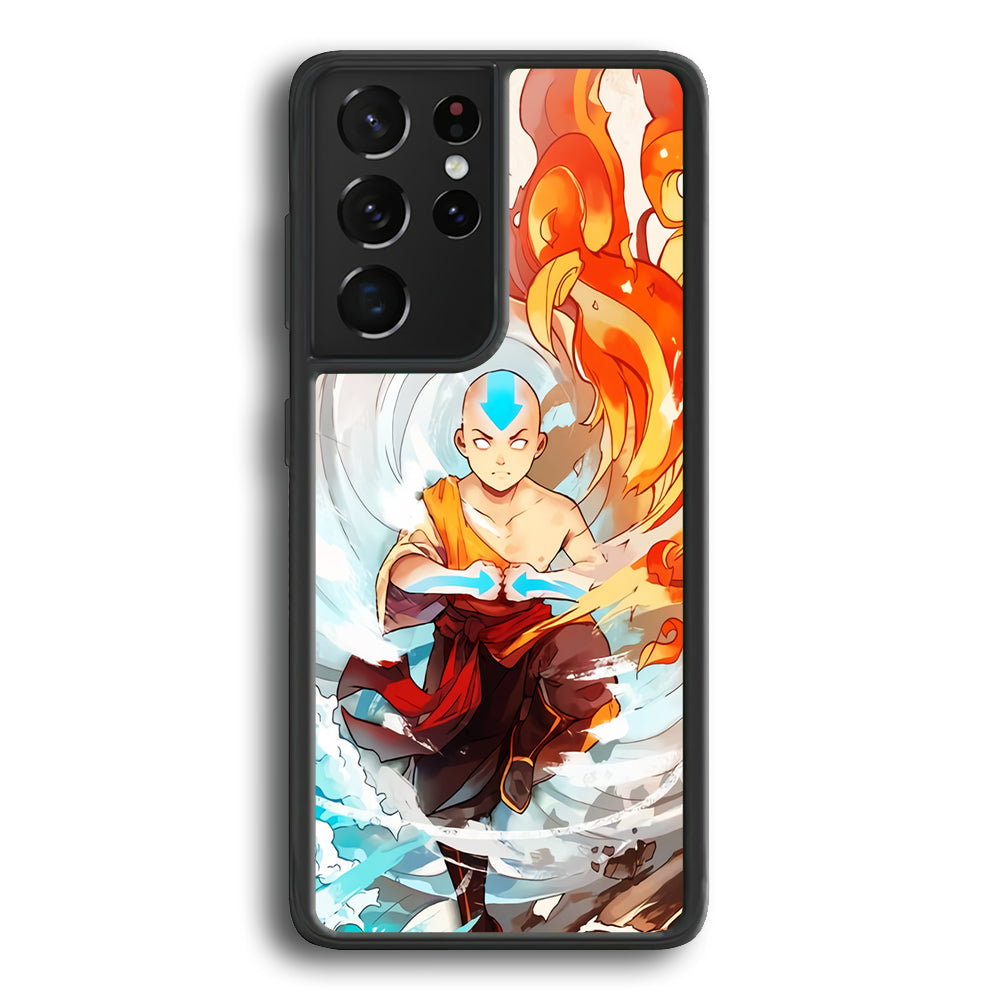 Avatar The Last Airbender Aang Samsung Galaxy S21 Ultra Case - Carneyforia