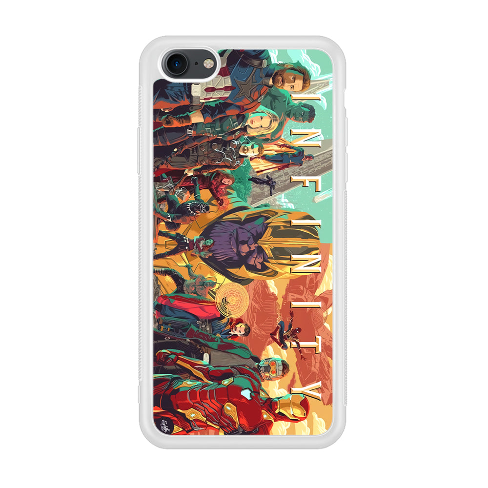 Avenger Infinity Poster of Members iPhone 8 Case