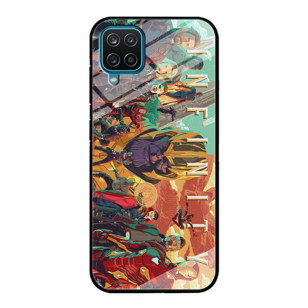 Avenger Infinity Poster of Members Samsung Galaxy A12 Case