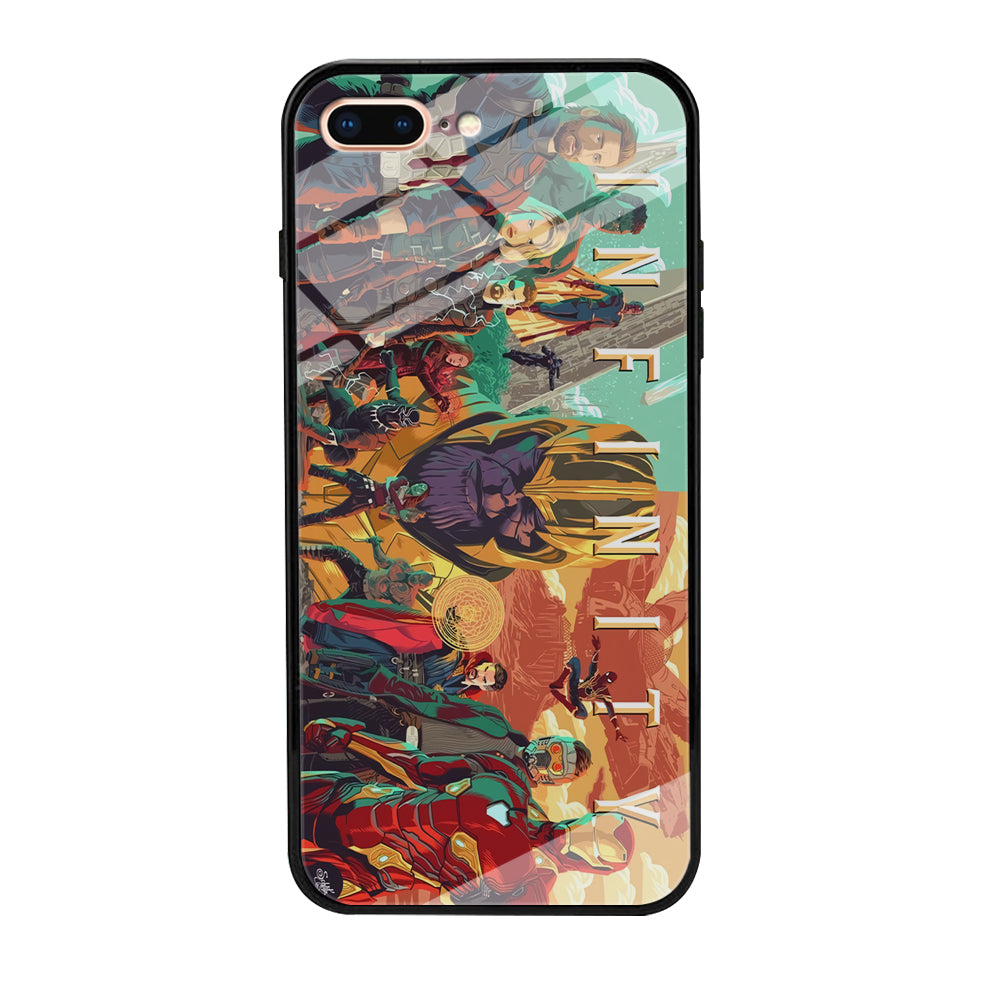 Avenger Infinity Poster of Members iPhone 7 Plus Case