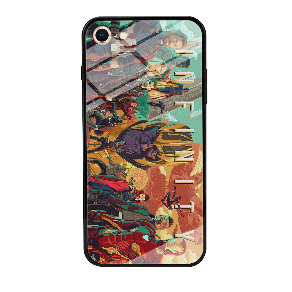 Avenger Infinity Poster of Members iPhone 8 Case