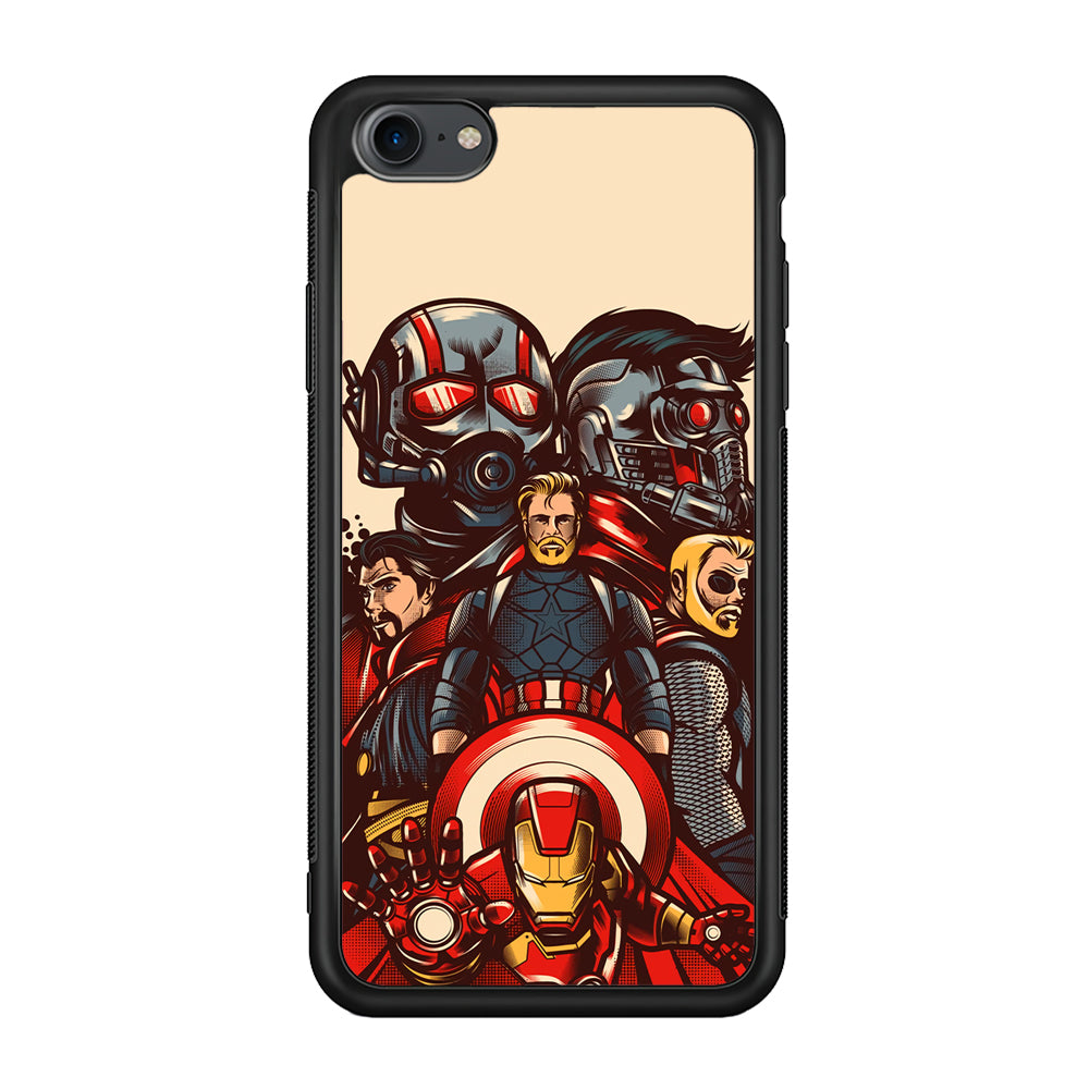 Avenger Ironman and Team iPhone 8 Case