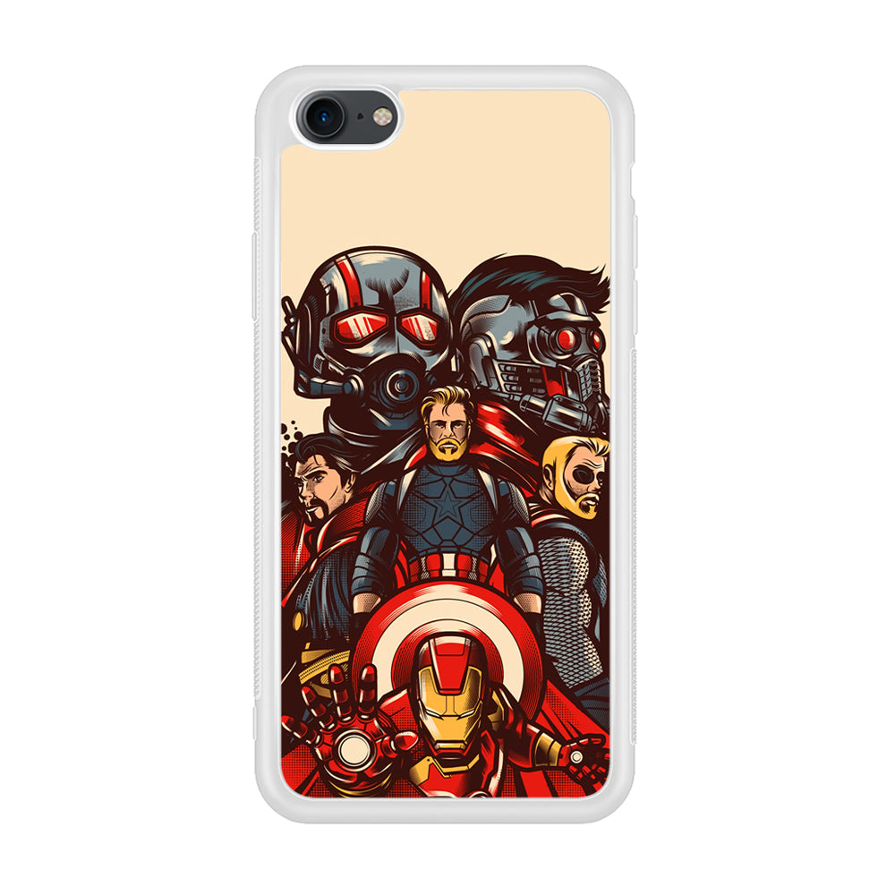 Avenger Ironman and Team iPhone 8 Case