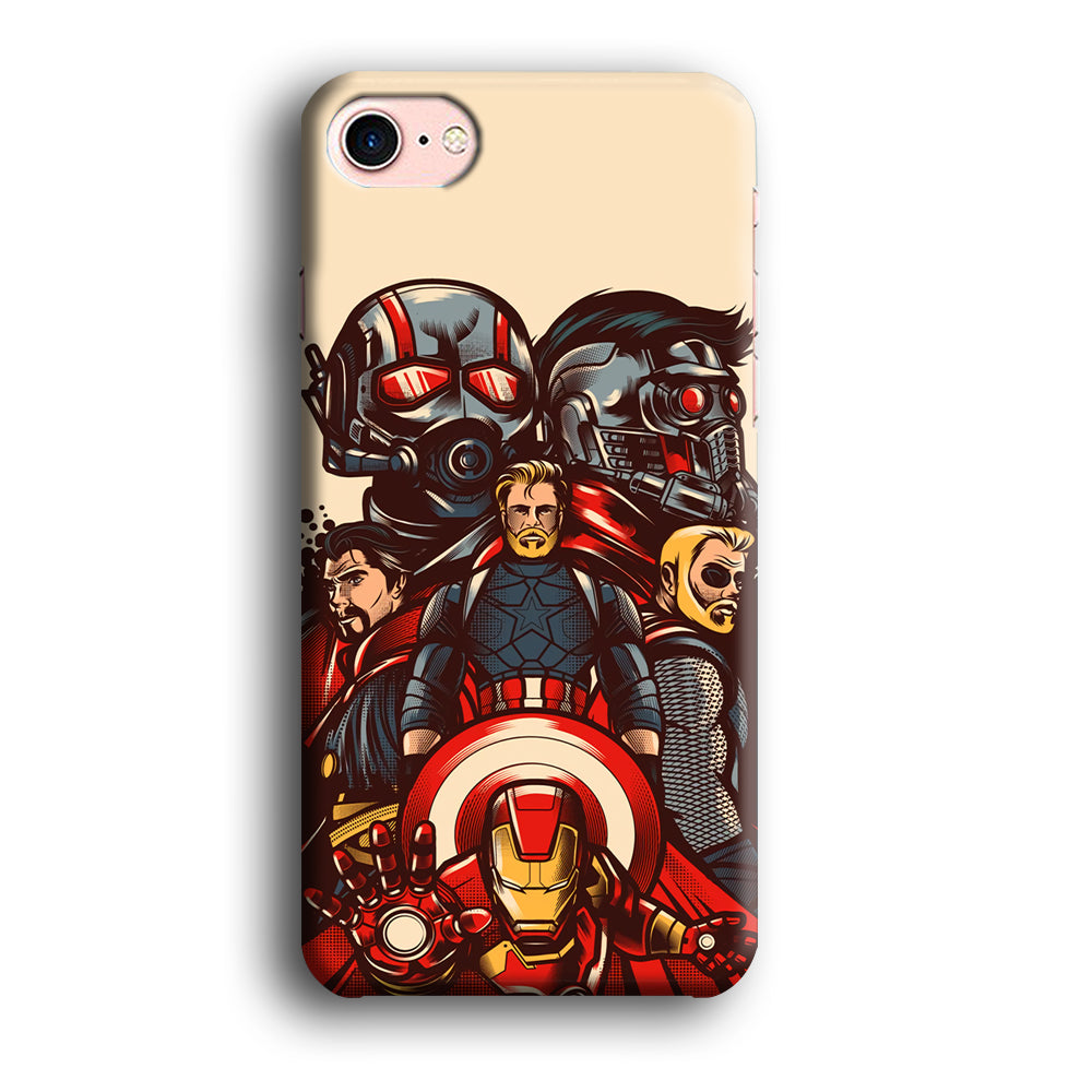 Avenger Ironman and Team iPhone 8 Case