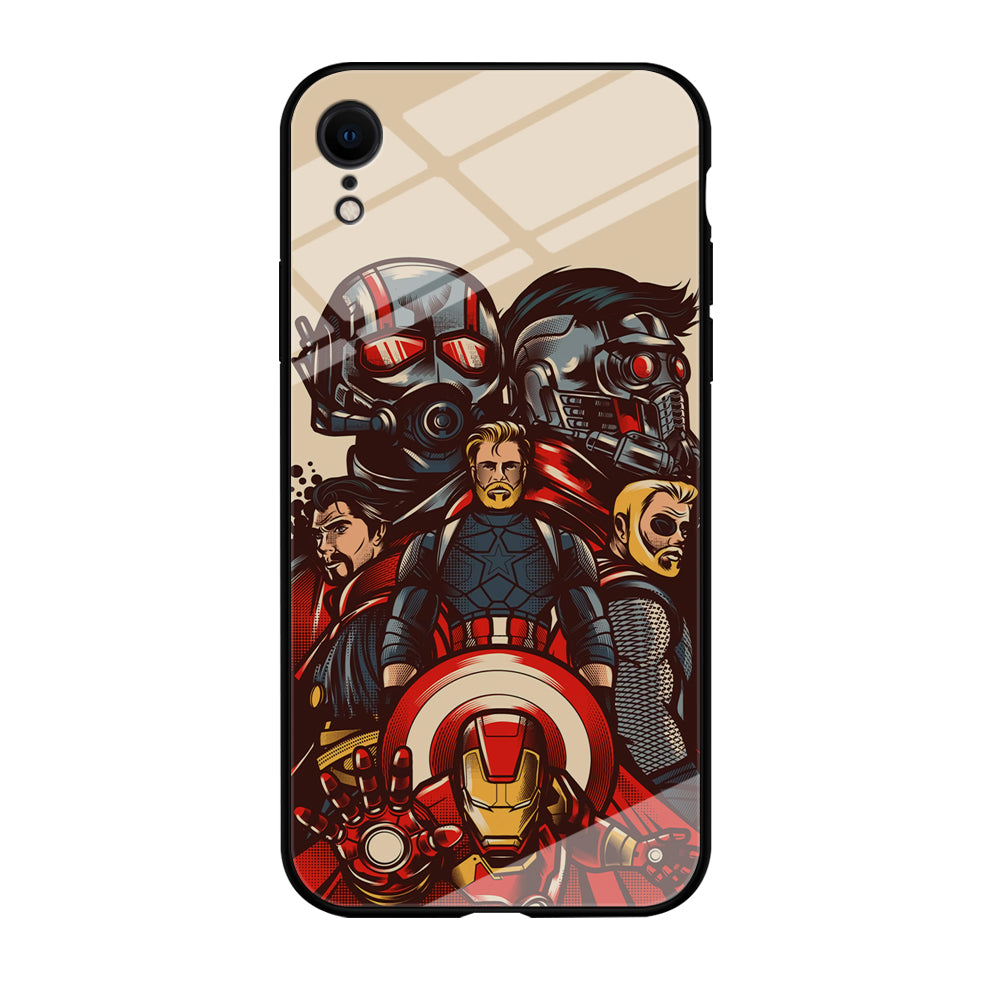 Avenger Ironman and Team iPhone XR Case