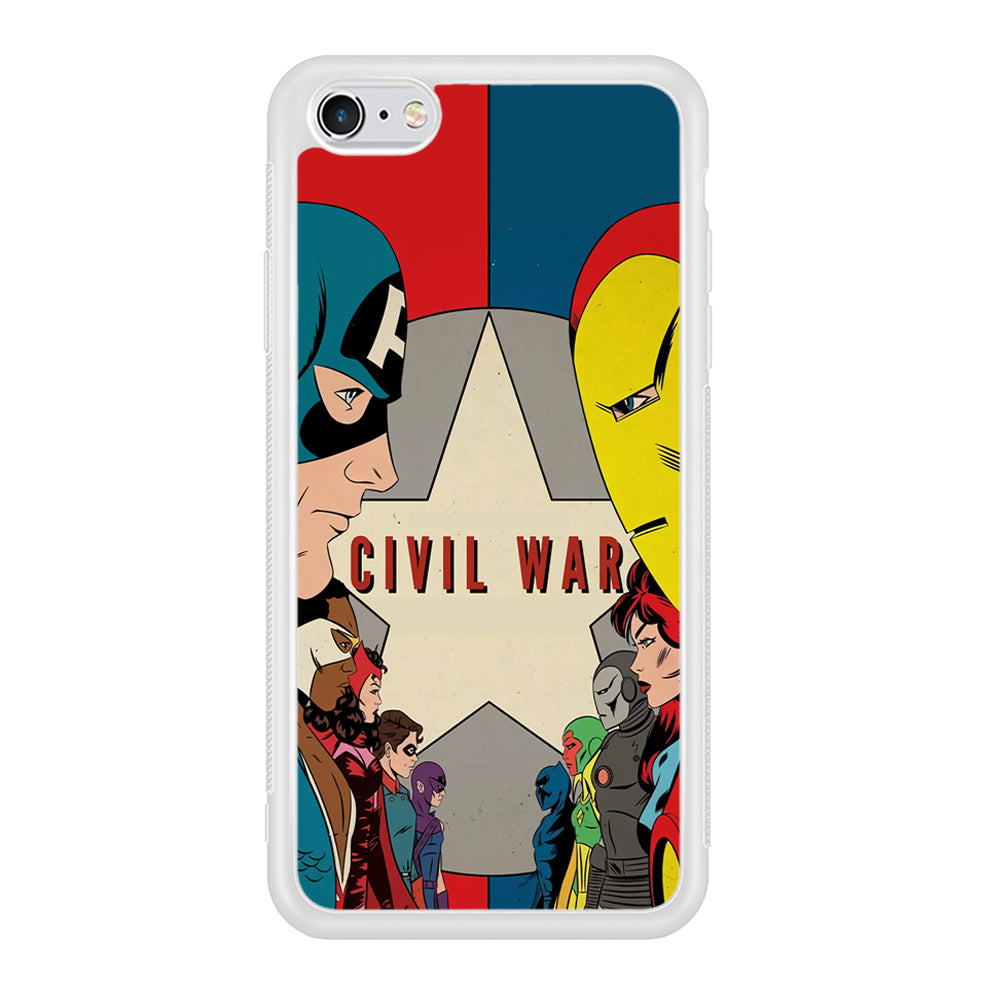 Avengers Civil War Comic iPhone 6 Plus | 6s Plus Case
