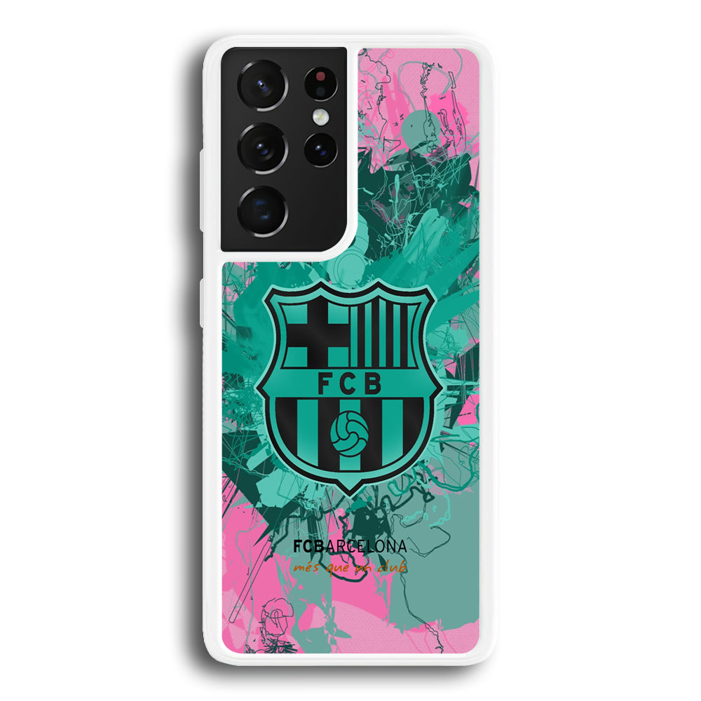 Barcelona FC Spark of Victory Samsung Galaxy S21 Ultra Case