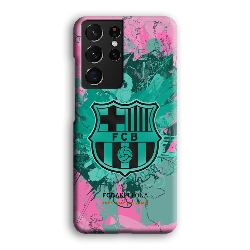 Barcelona FC Spark of Victory Samsung Galaxy S21 Ultra Case