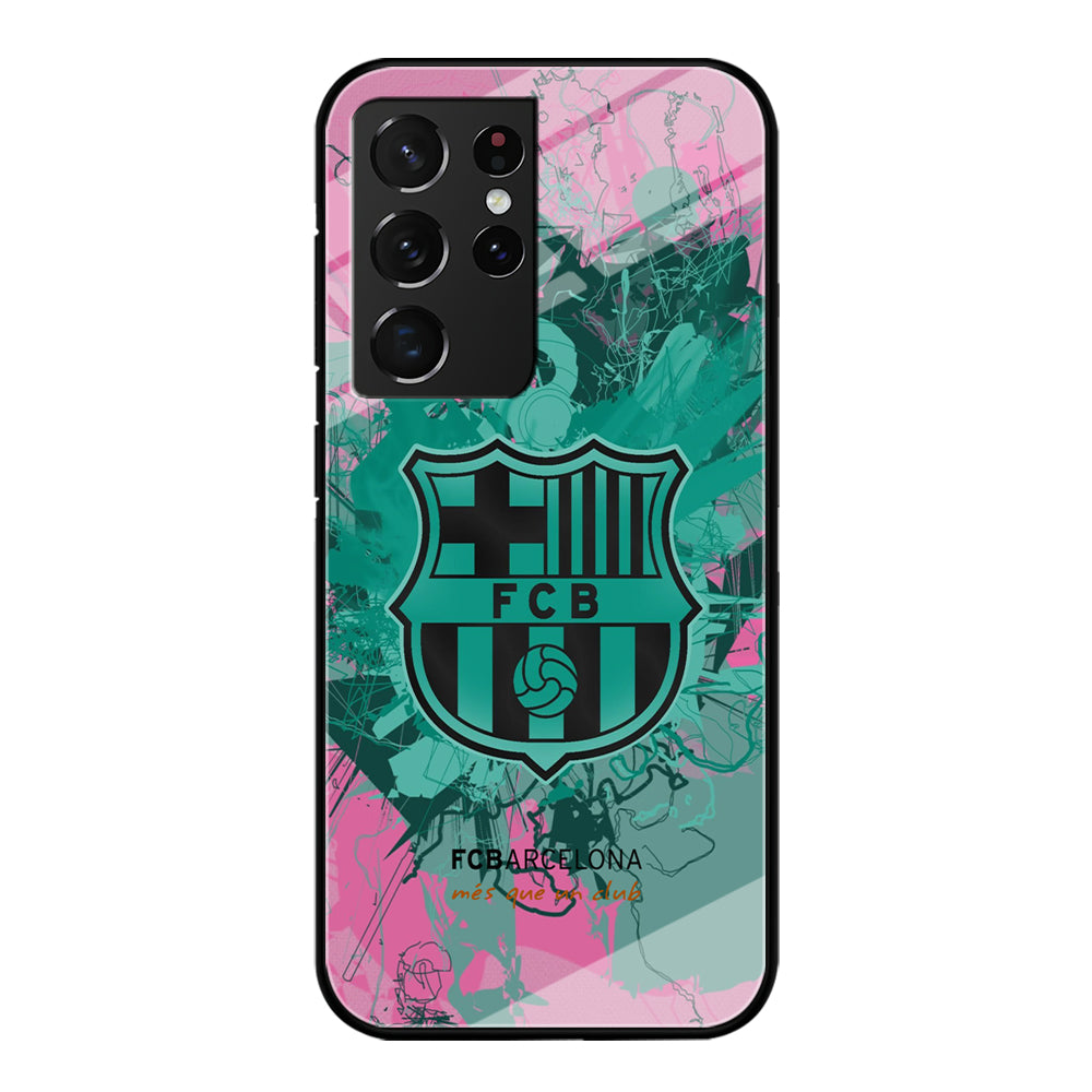 Barcelona FC Spark of Victory Samsung Galaxy S21 Ultra Case