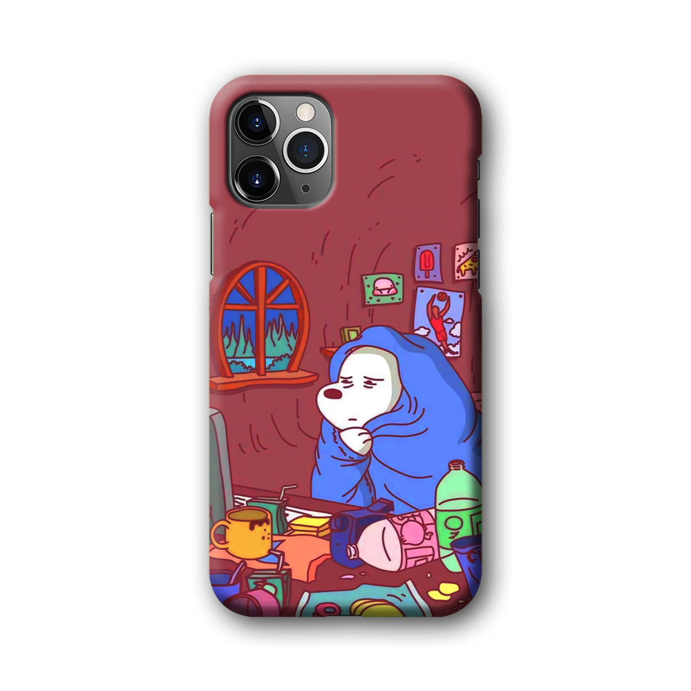 Bare Bear Ice Wacth Film iPhone 11 Pro Max Case