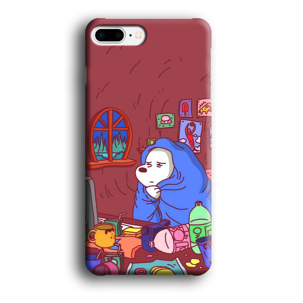 Bare Bear Ice Wacth Film iPhone 7 Plus Case